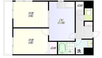サリジェ２１の間取り|間取りです。