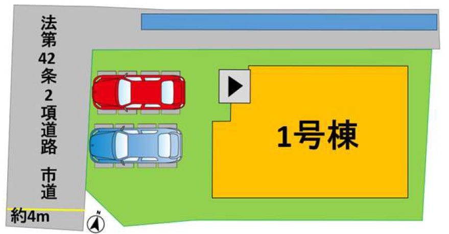 よかタウン／南区出仲間6丁目3期／1号棟の区画図