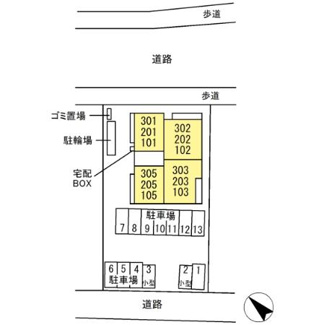 【区画図】 | D-ROOM君塚ⅠB
