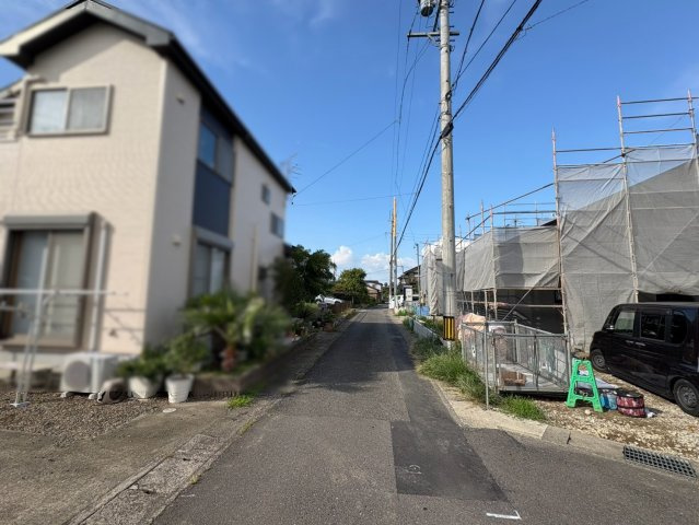 リーブルガーデン　岐阜市下奈良2丁目　全3区画分譲の前面道路含む現地写真|「現地（2026年9月5日）撮影」　
■前面道路　
■ヤマダ不動産　株式会社リライフ