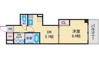 【間取り】 | エステムプラザ名古屋駅前プライムタワー | 略図の為、現状優先