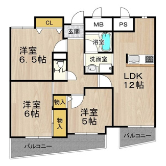 【間取り】 | フレアコート京橋（桜宮小学校区） | フレアコート京橋　間取り