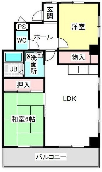 レジデンス蓮池の間取り
