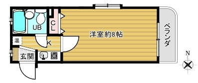 　ライオンズマンションレディース汐路の間取り
