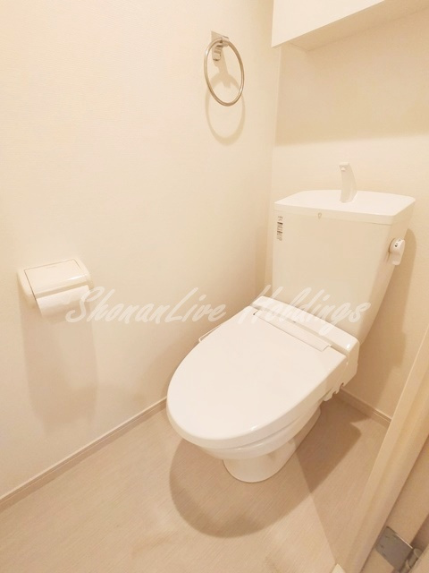 藤沢市辻堂神台２丁目の賃貸マンションのトイレ|清潔感のあるトイレです