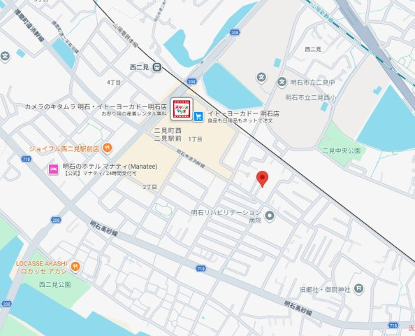 明石市二見町西二見　新築の地図
