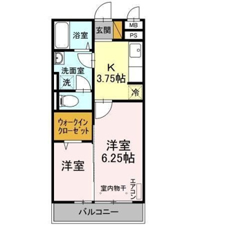 【間取り】 | ブランシュール　B | 間取りです。