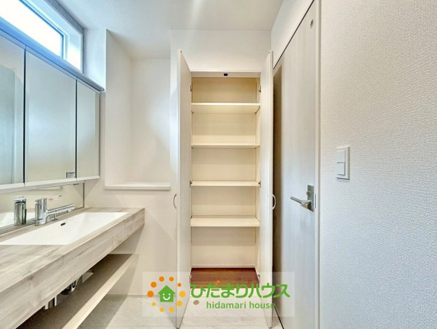 久喜市鷲宮4丁目　新築一戸建て　の収納|洗剤や掃除用具など収納！
