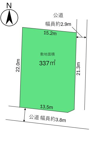 土地　所沢市北野１丁目