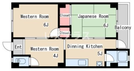 丸吉マンションの間取り