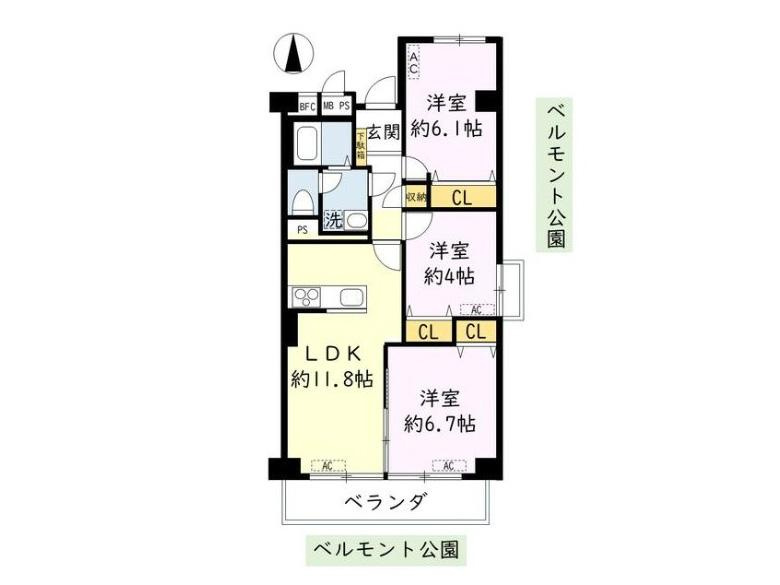 藤和梅島ハイタウンＣ棟の間取り|ドキドキの新生活も、安心してスタート。ぴったりの住まいを見つけませんか？クランディアが一緒に住まい選びをサポートします‼　まずは、お気軽にお問合せください　＃クランディア