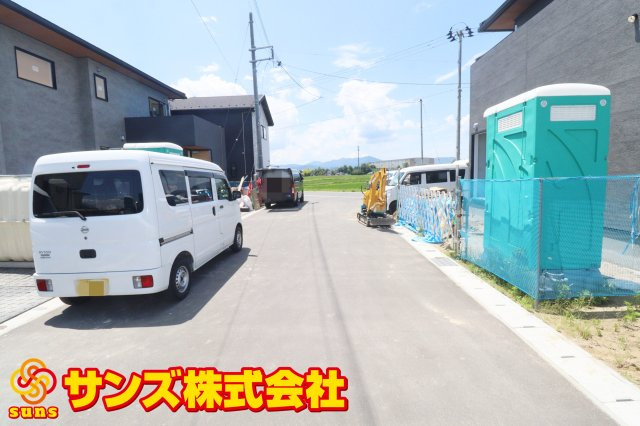 郡山市東原２丁目　　　  ２号棟　　　富田東小学校、富田中学区　の外観|北側前面道路