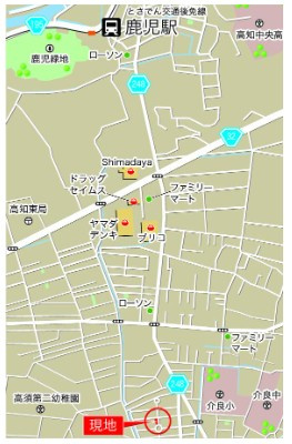 「全居室南向き」高知市介良乙10期3棟2号棟の地図|■建物価格3,098万円■土地面積134.24平方メートル■建物面積101.02平方メートル■4LDK