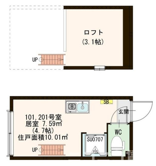 【間取り】 | メゾン上北