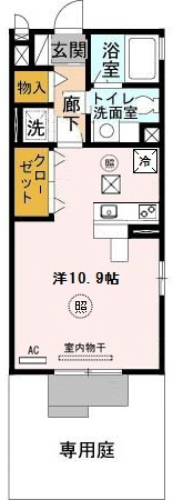 カーサアリビオの間取り