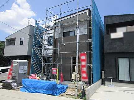 安佐南区緑井８丁目の前面道路含む現地写真
