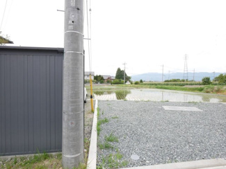 【周辺】 | 中央市井之口 新築戸建全2棟 2号棟 常永駅歩7分 車3台 | 敷地境界西側