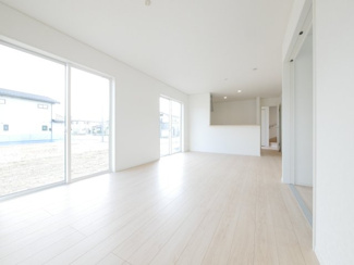 【区画図】 | 中央市西花輪 新築戸建全4棟 4号棟 車並列3台 敷地93坪 | 4号棟区画図