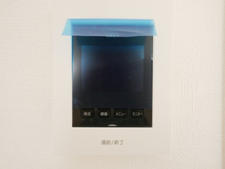 【設備】 | 中央市西花輪 新築戸建全4棟 3号棟 車並列3台 敷地82坪 | モニター付きインターフォン