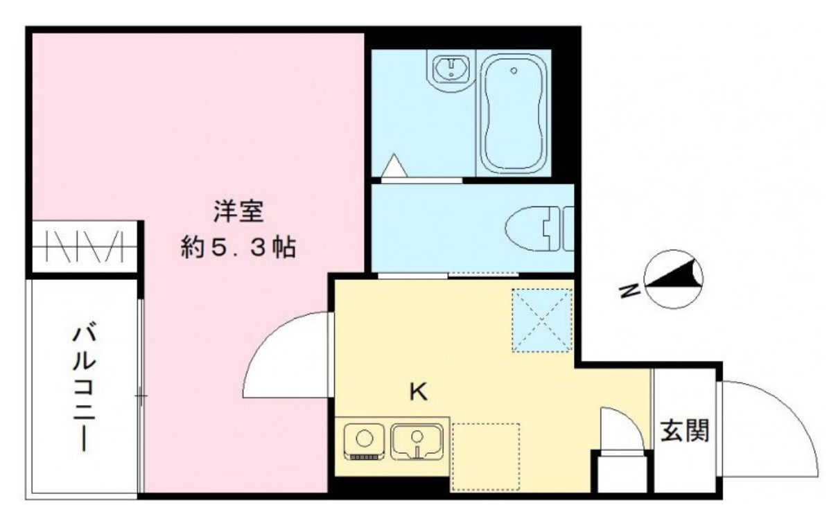 フェリーチェ東高円寺Dの間取り