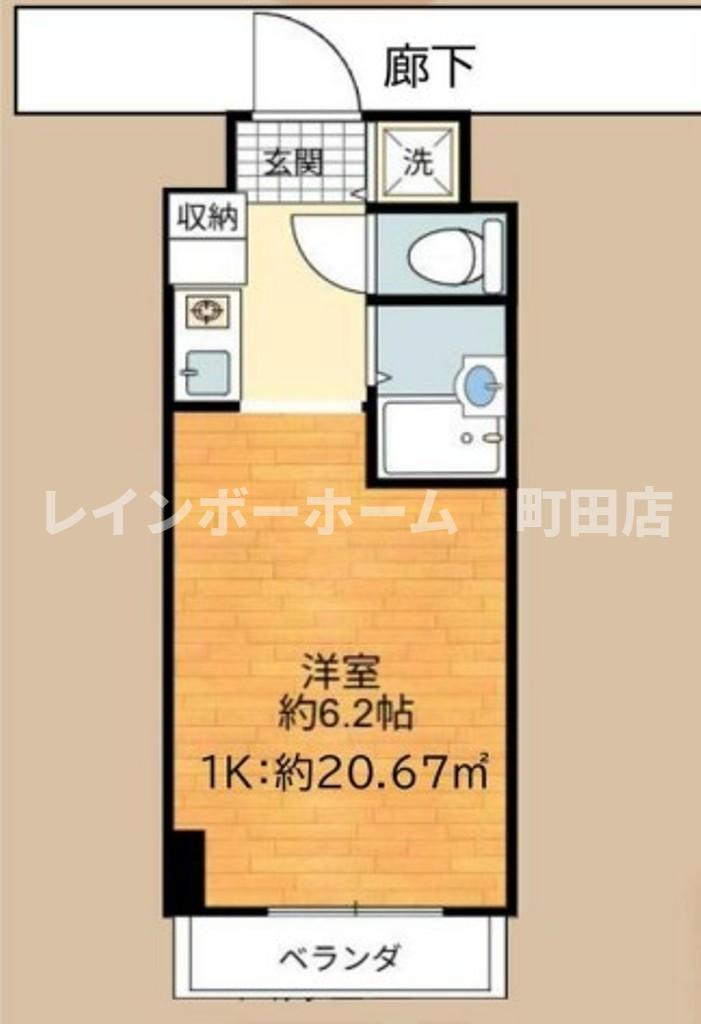 テディマンション※初期費用分割あと払いサービス利用可能物件の間取り