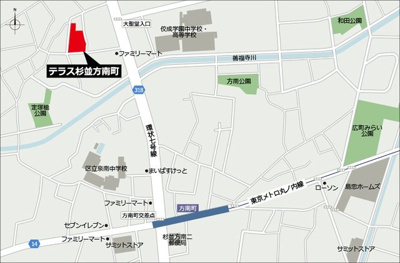 【地図】 | テラス杉並方南町