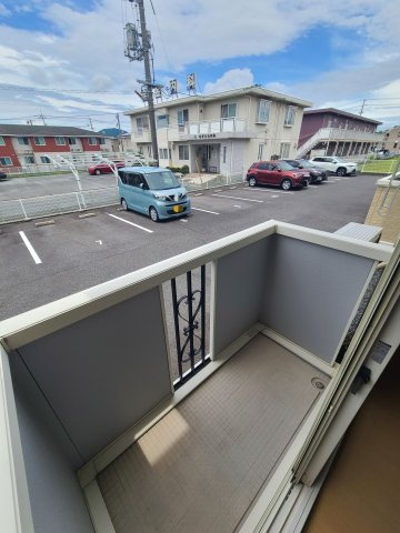 セジュール京のバルコニー