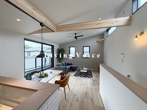 【居間・リビング】 | 【仲介手数料０円】相模原市南区磯部　新築一戸建て　ガレージハウス | 相模原市南区磯部　新築一戸建て