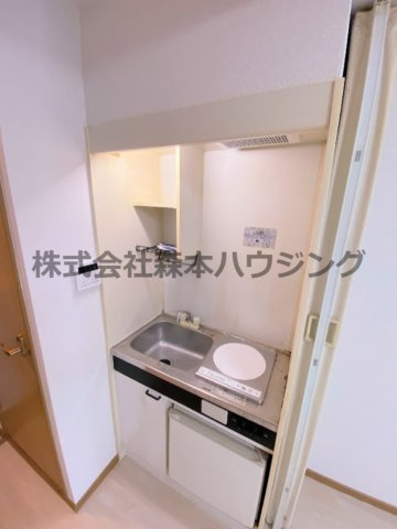 【キッチン】 | 　プチプルージュ | コンパクトなキッチンで掃除もラクラク