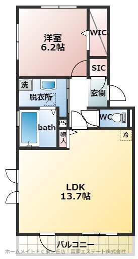 【間取り】 | カーサ高善A棟