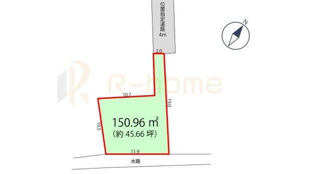守谷市百合ヶ丘2丁目　売地　建築条件なしの土地図|大きなお買い物だからこそ、メリット・デメリットを伝えさせて頂きます。
R-homeにお任せください♪