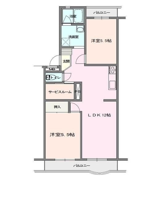 伊勢原市大住台２丁目の賃貸マンション