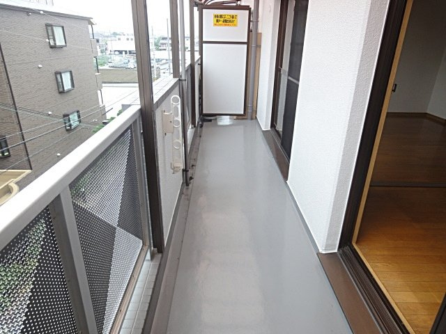 甚樹園マンション弐番館のバルコニー