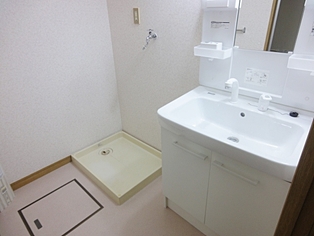 甚樹園マンション弐番館の洗面所
