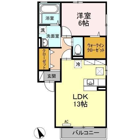クレールの間取り