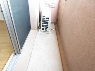パストラル西中条のバルコニー