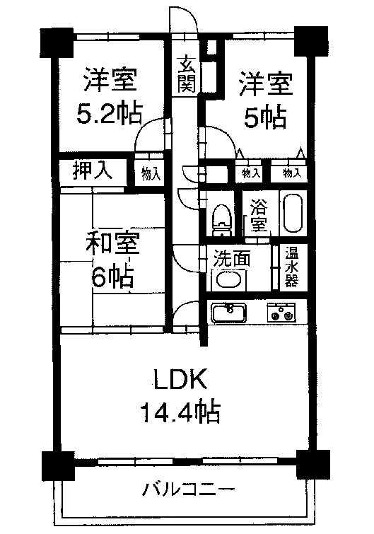 チュリス長楽寺の間取り