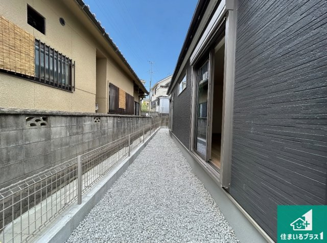 ●北葛城郡広陵町三吉赤部　第9期　新築一戸建ての外観|安心の10年保証！外観を美しく保ち、雨水で汚れを落とします！気になることがありましたら、お気軽にお問い合わせください！