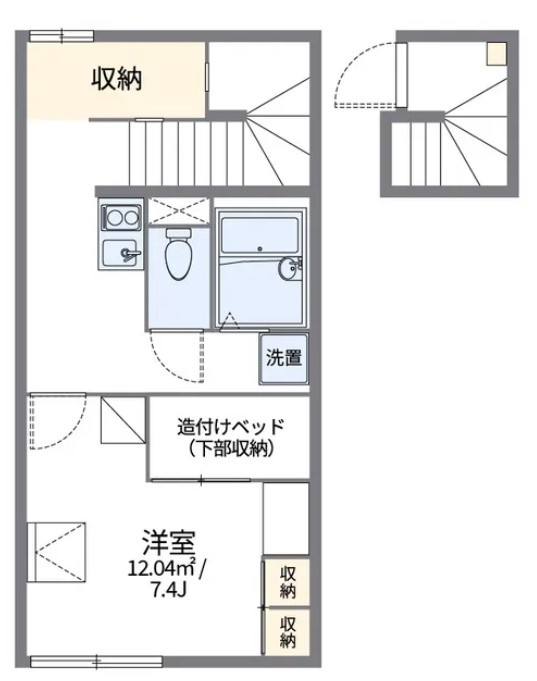 レオパレスCIELの間取り