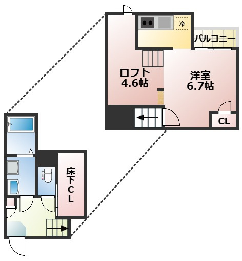 ＡＤＣ新外クルークの間取り