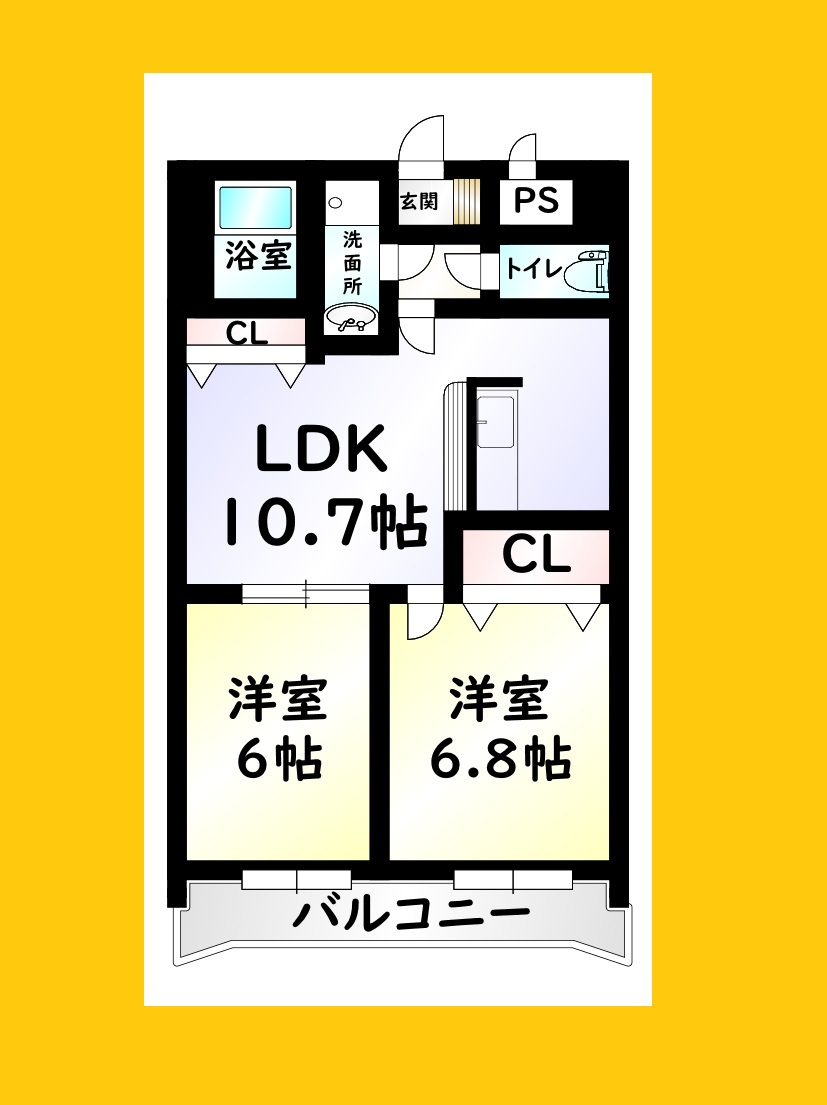 ウィークスＭ・ＯＮＥの間取り