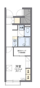 レオパレスネレイドⅤの間取り
