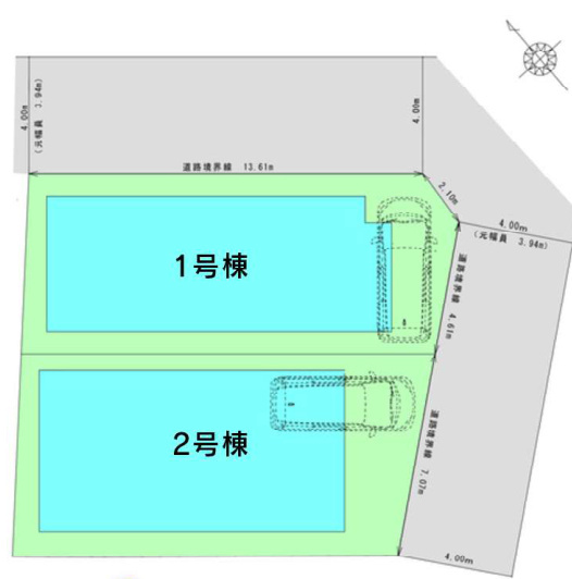 泉区上飯田町 新築戸建 4380万円の区画図