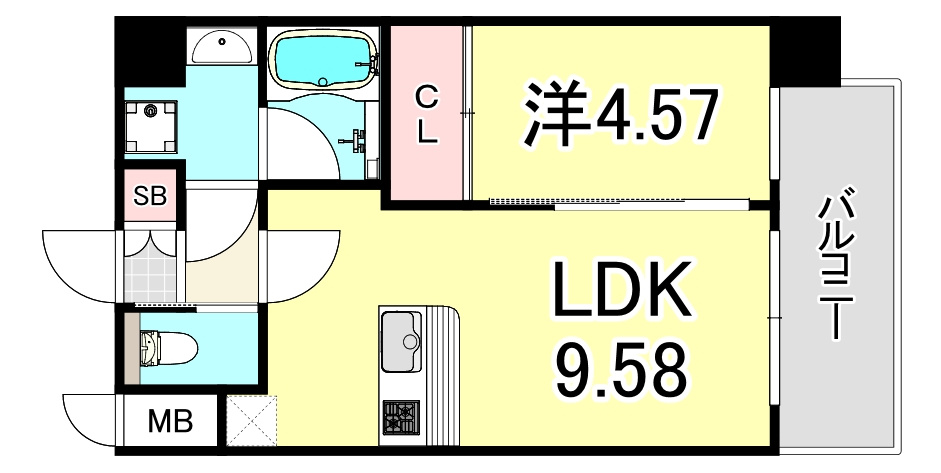 プレジオ塚本ASIANの間取り