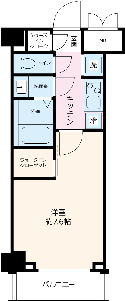 ハーモニーレジデンス東京イーストサイドの間取り