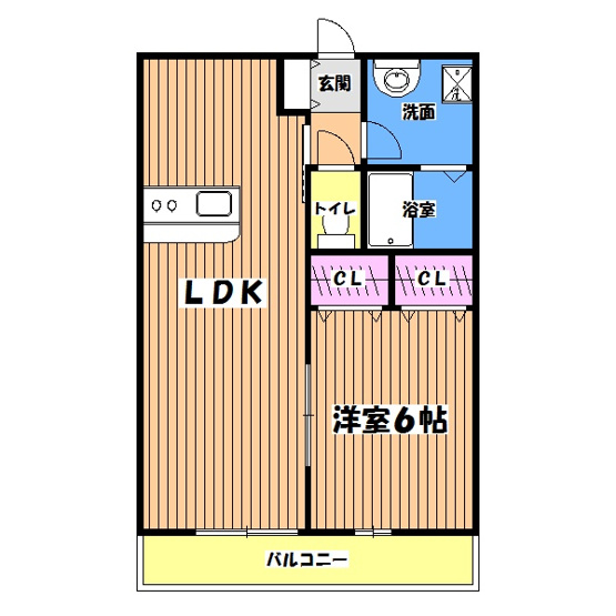 【間取り】 | リブリ・こだま拝島町