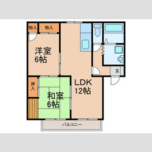 カンフォート東合川の間取り