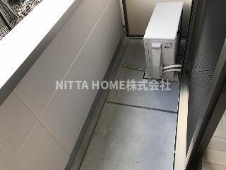 福知山市字前田のアパートのバルコニー|バルコニーが付いています◇