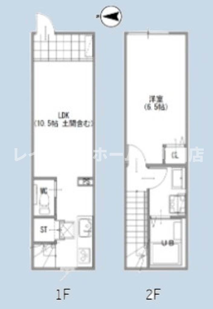 MOK-TERRACE　HACHIOJI※初期費用分割あと払いサービス利用可能物件の間取り