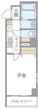 シュロスヒロカズ大手前の間取り